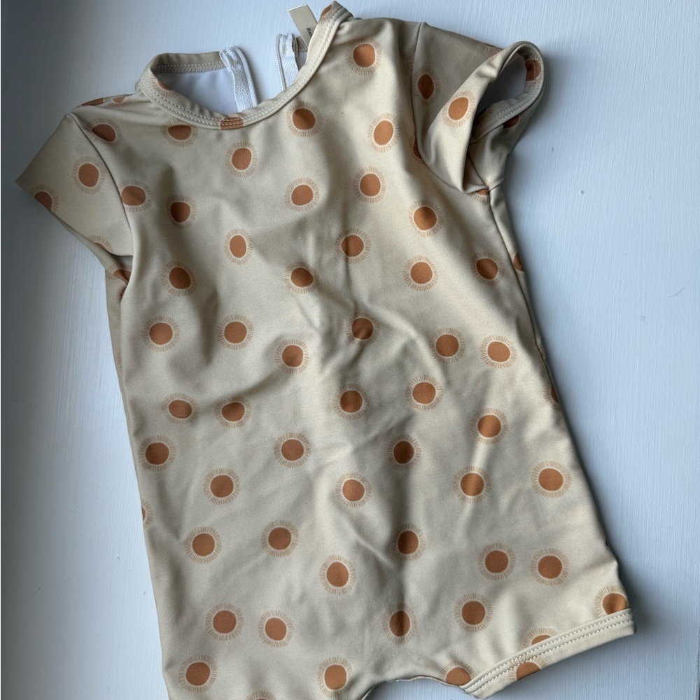 Rylee + Cru Cream suns Bodysuit One Piece swim suit